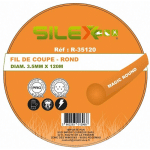 SILEX - BOBINE FIL DE COUPE MAGIC ROUND 120M X 3,5MM Ø ® GAMME PRO