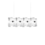 SLAMP SUSPENSION LED LA LOLLO, BLANC, 100 CM