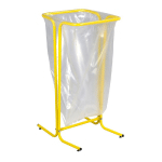 SUPPORT SAC POUBELLE SUR PIEDS ROSSIGNOL TUBAG JAUNE COLZA SANS COUVERCLE 110 L