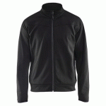 SWEAT ZIPPÉ NOIR/GRIS FONCÉ TAILLE S - BLAKLADER