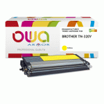 TONER REMANUFACTURÉ OWA - STANDARD - JAUNE - POUR BROTHER TN-320Y - TONER COMPATIBLE