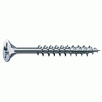 VIS À BOIS TÊTE FRAISÉE POZI FILETAGE PARTIEL 3,5X45MM WIROX PAR 1000 SPAX
