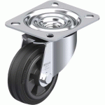 BLICKLE - ROULETTE PIVOTANTE Ø 80MM BANDAGE CAOUTCHOUC SBR 50KG - LE-VPP 80R