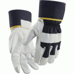 GANTS DE MANUTENTION DE PROTECTION CUIR DE VACHE - BLEU/BLANC - 11 - BLAKLADER