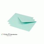 LOT DE 2 - PAQUET DE 20 ENVELOPPES POLLEN 125X138MM 120G/M² - VERT JADE
