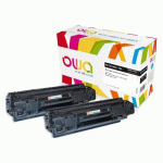 PACK 2 TONERS NOIRS OWA COMPATIBLES HP 78A - CE278AD - TONER COMPATIBLE