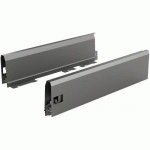 PROFILS ARCITECH-HAUTEUR 126 MM-ANTHRACITE-L450 MM HETTICH