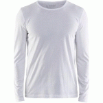 T-SHIRT MANCHES LONGUES BLANC TAILLE 4XL - BLAKLADER