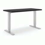 BUREAU PREMIUM RÉGLABLE ELEMENTS SOLID 1380 - NOIR - ARGENT - ACTIFORCE