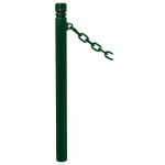 POTELET PROVINCE Ø76 MM CHAINES 1 ANNEAU CITY VERT 6005 - PROCITY
