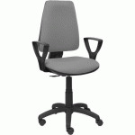 CHAISE ELCHE CP BRAS FIXE - ROUE NYLON - GRIS