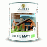LASURE MATE B10 MAT INCOLORE -PROTÈGE ET DÉCORE BARDAGE BOIS EXTÉRIEUR - 1L MAULER