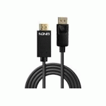 LINDY CÂBLE ADAPTATEUR DISPLAY PORT VERS HDMI 4K30HZ DE 3 M