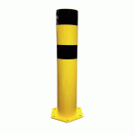 POTEAU DE PROTECTION ACIER NOIR/JAUNE À FIXER Ø273 MM - VISO