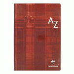 RÉPERTOIRE ALPHABÉTIQUE BROCHÉ CLAIREFONTAINE METRIC FORMAT A4 21 X 29,7 CM 192 PAGES
