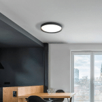 ACB ILUMINACIÓN PLAFONNIER LED MINSK, Ø 60 CM, CASAMBI, 42 W, NOIR