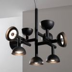 KARMAN SIBILLA SUSPENSION À 9 LAMPES, NOIRE