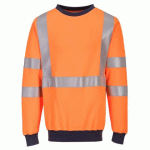 PORTWEST FR703 SWEATSHIRT MODAFLAME HV ORANGE - TAILLE XL