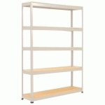 RAYONNAGE RAPID 1 2440X1830X915-5 NIVEAUX-AGGLOMÉRÉS-RAL7032