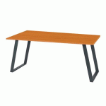 BUREAU SHAPE 140 X 80 X 75 CM DESIGN DROIT CERISIER