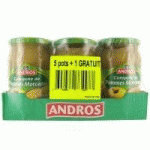 COMPOTE ANDROS ANDROS POMME NATURE 6X740G