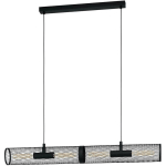 LAMPE SUSPENDUE REDCLIFFE NOIR L: 108 B: 12.5 H: 110CM DIMMABLE