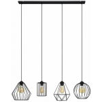 HELAM LIGHTING - HELAM LAPIS PLAFONNIER BARRE DROITE NOIR 11.4CM