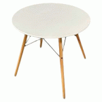TABLE DE RÉUNION RECONDITIONNÉE 80X80X71 CM