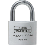 BURG WÄCHTER 36061 CADENAS 40.00 MM FERMETURE DIFFÉRENTE ALUMINIUM AVEC SERRURE À CLÉ