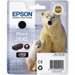 CARTOUCHE ENCRE EPSON T2621 NOIRE 26XL OURS POLAIRE