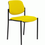 CHAISE VILLALGORDO EN SIMILICUIR - JAUNE - PIQUERAS Y CRESPO