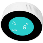 DÉTECTEUR DE FUITES DE GAZ COMBUSTIBLES À ÉCRAN LCD WIFI CAPTEUR D'ALARME INTELLIGENT POUR TUYA 100-240VEU PLUG