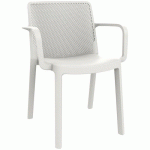 FAUTEUILS FRESH POLYPROPYLÈNE - BLANC - GARBAR