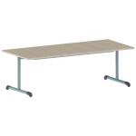 TABLE BANDANA 180 X 80 CM FIXE T3 STRAT ÉRABLE LAGON 6027 - MOBIDECOR