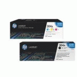 TONER HP 304A - NOIR, CYAN, MAGENTA, JAUNE PACK DE 4