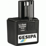 AKKU LI-ION 4 AH 14,4V GESIPA - FORMAT