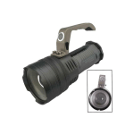 TRADE SHOP TRAESIO - CREE T6 ZOOM LED TORCH 800 LUMENS WATERPROOF RECHARGEABLE 3 FONCTIONS T808-T6