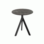 INFINITY TRIPOD TABLE DE BISTROT GALAXY MARBLE Ø70 CM - VEBA