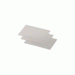 LOT DE 3 - PAQUET DE 25 CARTES SIMPLES POLLEN 70X95MM 210G/M² - ARGENT