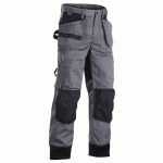 PANTALON DE TRAVAIL ARTISAN+ BICOLORE GRIS/NOIR TAILLE 40L - BLAKLADER