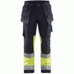 PANTALON DE TRAVAIL MULTINORMES INHÉRENT STRETCH FLUORESCENT TAILLE 48C - BLAKLADER