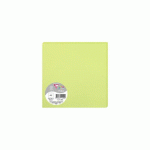 LOT DE 2 - PAQUET DE 25 CARTES SIMPLES POLLEN 160X160MM 210G/M2 - VERT BOURGEON