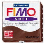 PÂTE A CUIRE FIMO SOFT 56 G / CHOCOLAT