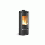POÊLE À BOIS ROND EN FONTE ÉMAILLÉE 7,5 KW - MARLENA.16 LA NORDICA EXTRAFLAME