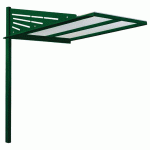 ABRI VÉLOS CONVIVIALE COMPLÉMENTAIRE SANS BARDAGES - VERT 6005 - MANUTAN COLLECTIVITÉS