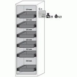 ARMOIRE SÉCURITÉ S-CLASSIC-90 S90.196.060.WDAS GRIS CLAIR