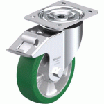 BLICKLE - ROULETTE PIVOTANTE À FREIN Ø 160MM BANDAGE POLYURÉTHANE PU 400KG - L-ALST 160K-FI