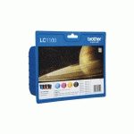 BROTHER LC1100 PACK CARTOUCHE DE 4 COULEURS POUR IMPRIMANTE JET D