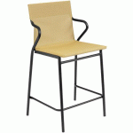 FAUTEUILS MIDDLE HORIZON SAFRAN/NOIR - LAFUMA MOBILIER