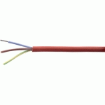 HIGH TEMP SILICONE CABLE 3G2.5MM RED